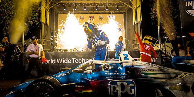 Newgarden Wins Again at WWTR; Top Seven within 58 Points with Two To Go
