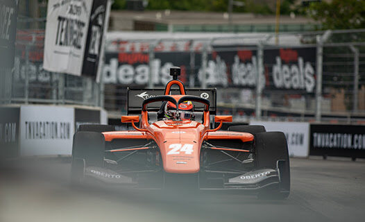 Pedersen Dominates First Practice at Nashville