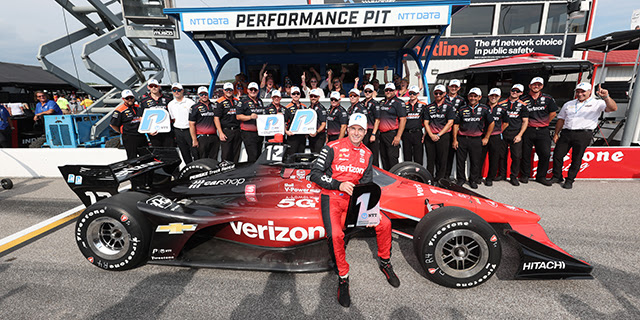 Power Ties Andretti at WWTR with 67th Career INDYCAR Pole