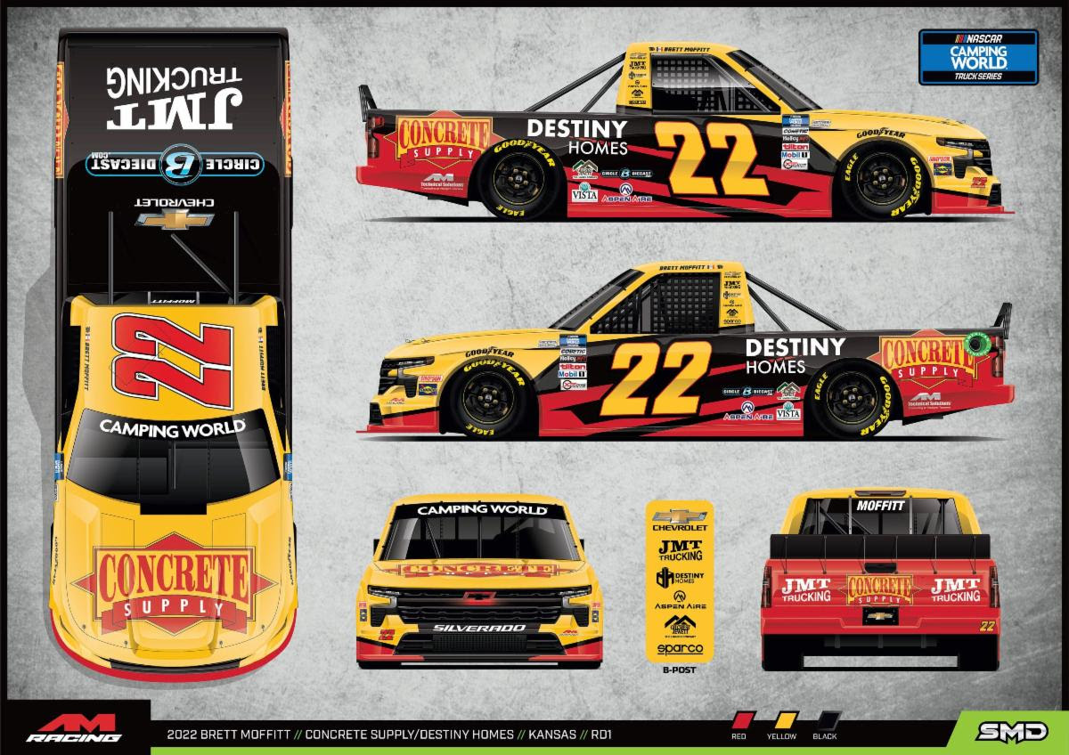 Brett Moffitt Returns to AM Racing at Kansas Speedway