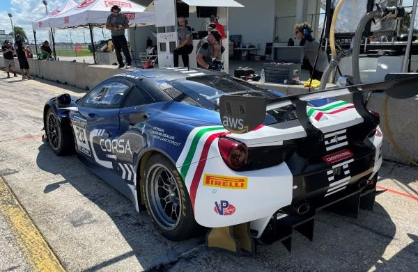 Conquest Racing Enters Final 2022 Fanatec GT World Challenge Rounds with No. 34 Conquest Racing/Corsa Horizon Ferrari 488 GT3 and Co-Drivers Manny Franco and Alessandro Balzan