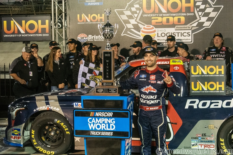 Ty Majeski clinches Championship 4 finale spot with first Truck career victory at Bristol