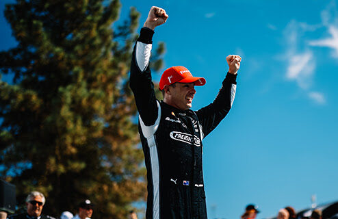 McLaughlin Runs Away with Portland Win; Five To Race for Title in Finale