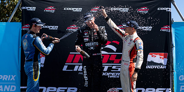 Pedersen Dominates Portland for First Win; Title in Sight for Lundqvist