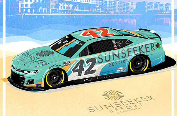 Petty GMS & Ty Dillon to Promote Sunseeker Resort Charlotte Harbor On No. 42 Chevrolet
