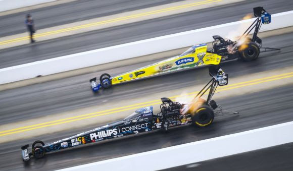Justin Ashley Leads Top Fuel, Brittany Force Sets zMAX Dragway Speed Record at Betway NHRA Carolina Nationals