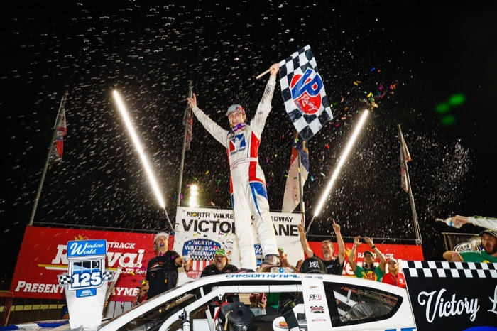 Kvapil Claims Thrilling Window World 125 Victory, Earnhardt Electrifies Sold-Out Crowd