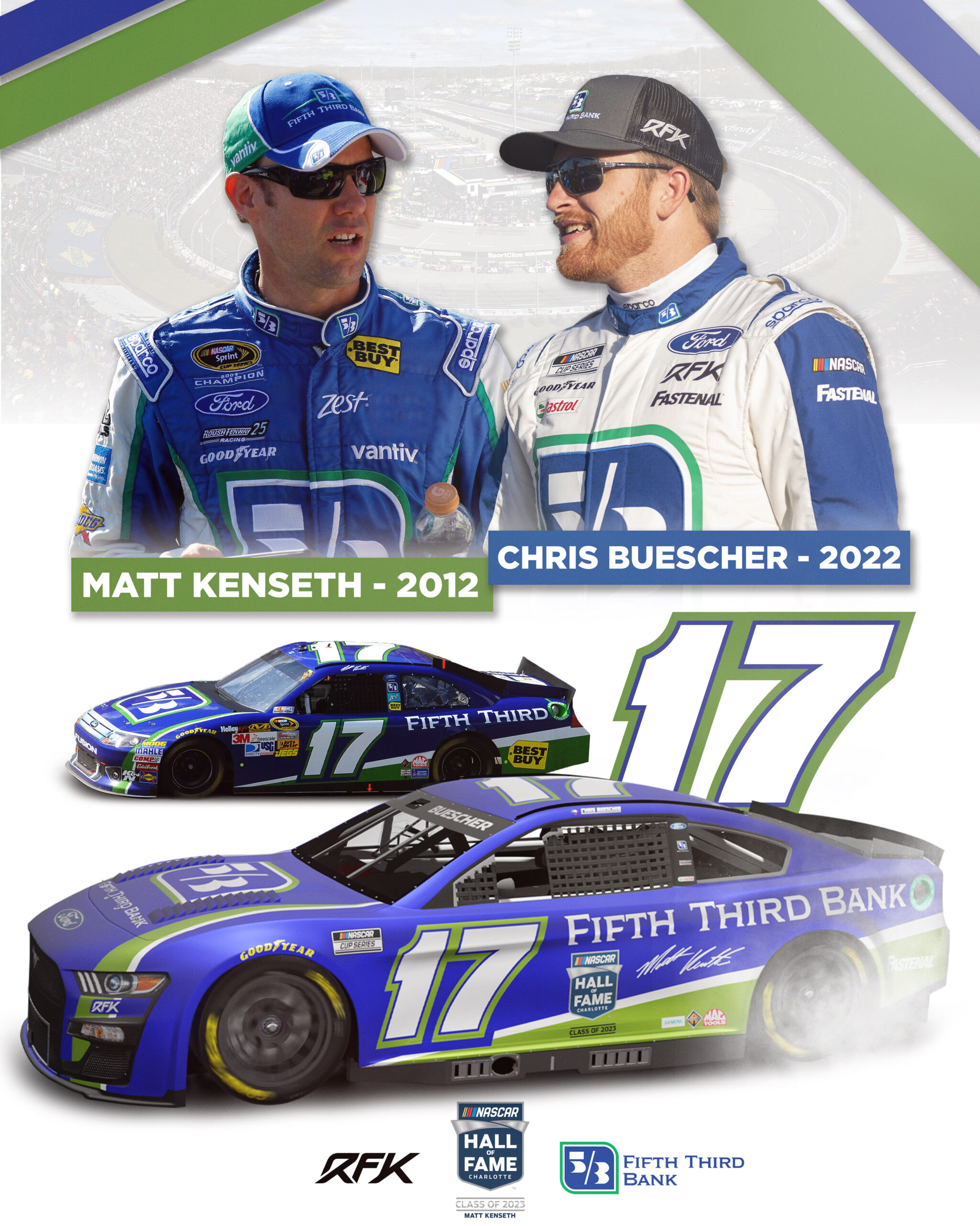 RFK Racing and Fifth Third Bank to Honor Matt Kenseth at Martinsville