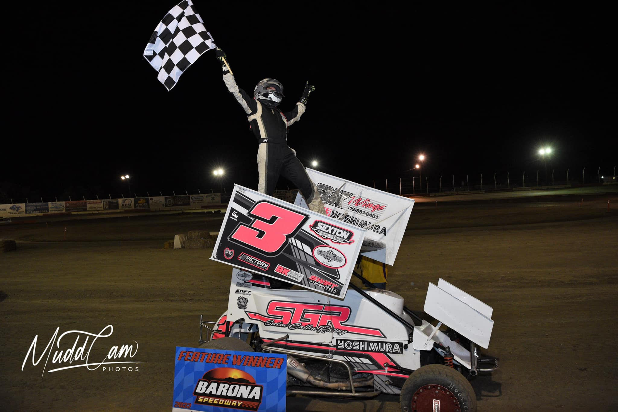 GRANT SEXTON COMPLETES SGR SWEEP OF 2022 POWRi EVENTS AT THE BARONA SPEEDWAY