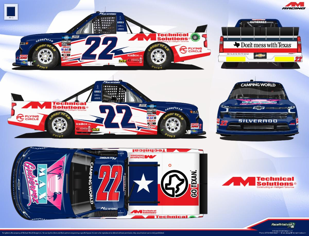 Max Gutiérrez Returns to AM Racing at Homestead-Miami Speedway