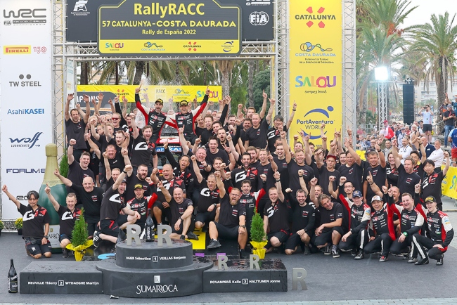 TOYOTA GAZOO Racing seals manufacturers’ crown in style with Ogier win*