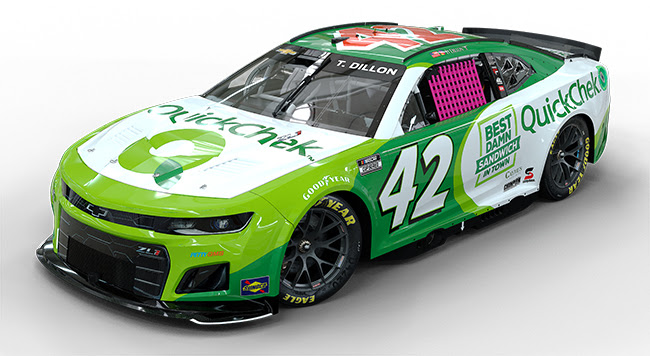 Ty Dillon & Petty GMS Look to Get Fresh & Go Fast With QuickChek at the Charlotte ROVAL