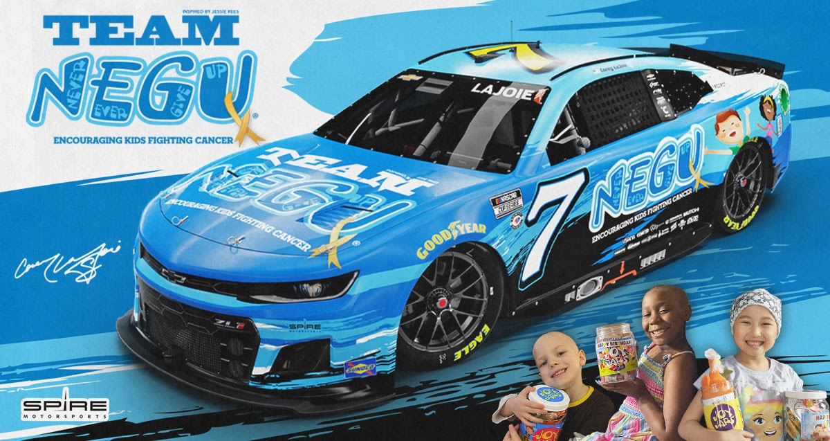 Corey LaJoie, Spire Motorsports Partner with Jessie Rees Foundation for Six Races in 2023