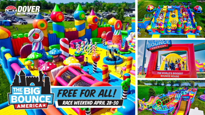 Big Bounce America attractions set for Dover Motor Speedway’s FanZone