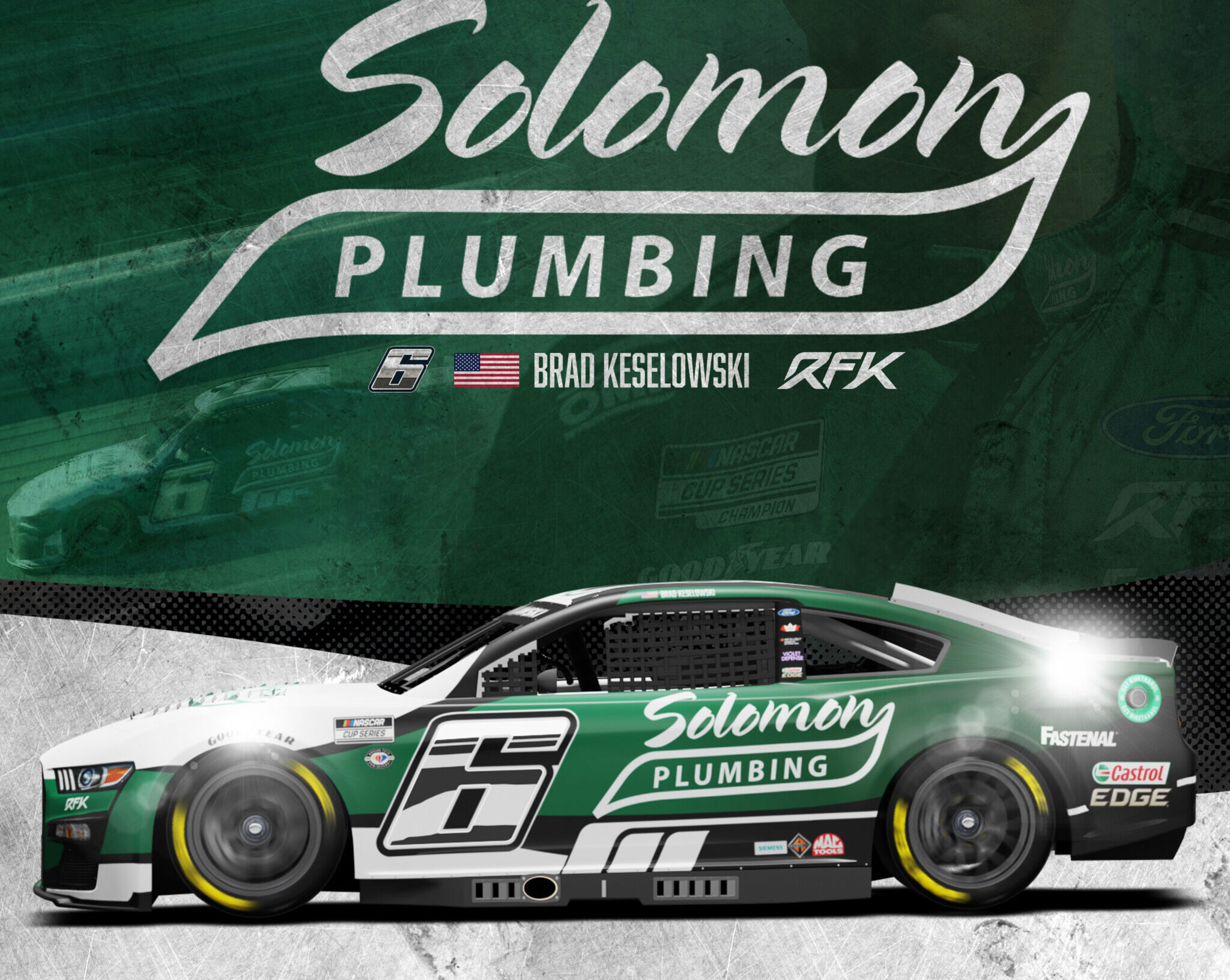 RFK Racing, Solomon Plumbing Announce Partnership Renewal