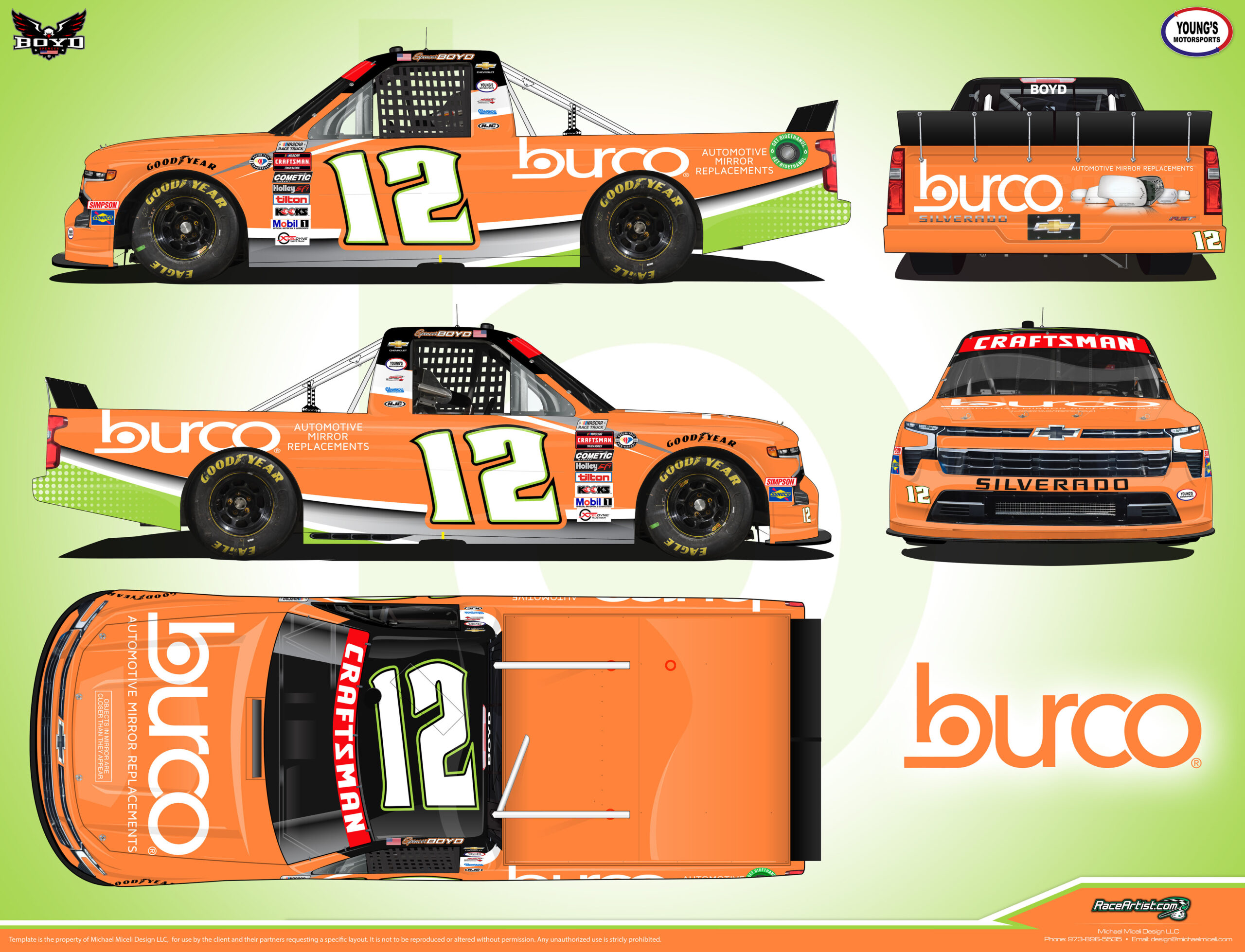 Auto Mirror Replacement Company, Burco Inc. Expands Sponsorship with Spencer Boyd