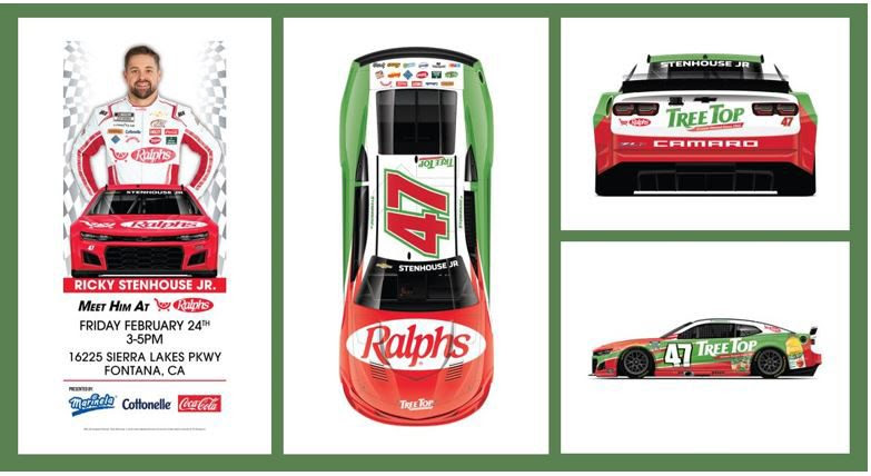 Ralphs® to Welcome DAYTONA 500 CHAMPION Ricky Stenhouse Jr. to Meet and Greet Fans Near Auto Club Speedway