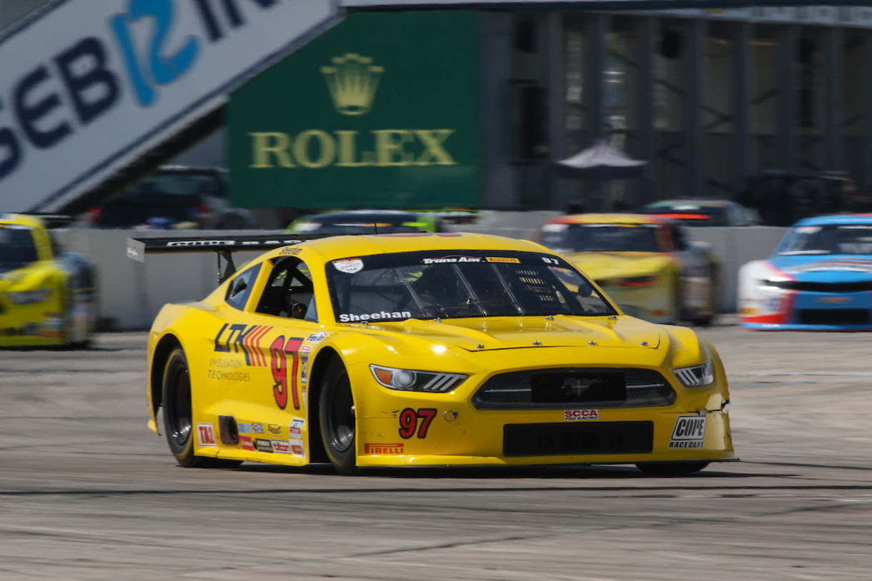 Rough Contact Costs Pacey Sheehan After Early Gains at Sebring