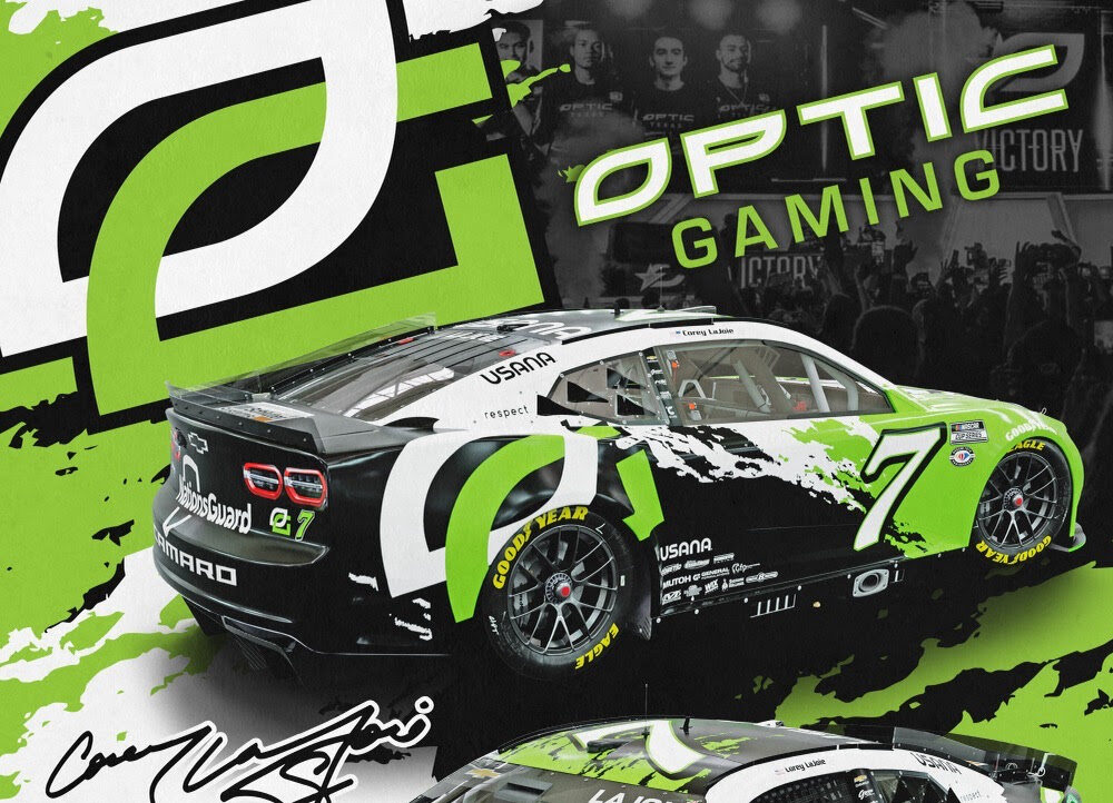 OpTic Gaming to Sponsor Corey LaJoie, Spire Motorsports at Circuit of the Americas