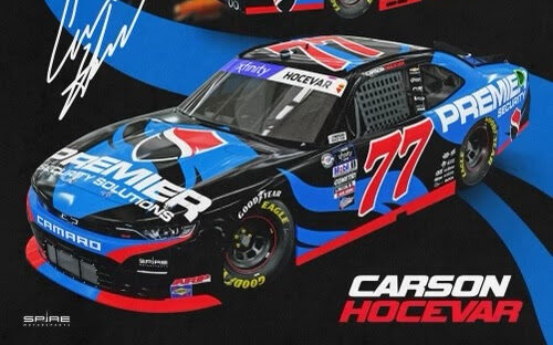 SPIRE MOTORSPORTS TO FIELD ENTRY FOR CARSON HOCEVAR IN MULTIPLE NASCAR XFINITY SERIES RACES