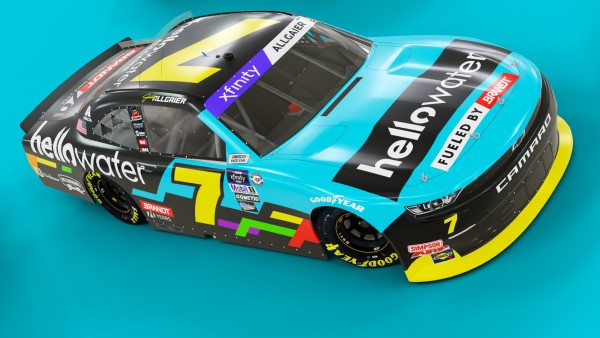 hellowater® Makes JRM Return in Phoenix with Justin Allgaier