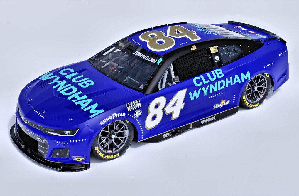 LEGACY MOTOR CLUB™ Expands Club Wyndham® Partnership to include Primary Races on Jimmie Johnson’s No. 84 Chevrolet at COTA and Charlotte Motor Speedway