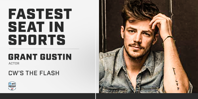 Actor Grant Gustin To Ride in Fastest Seat in Sports at Long Beach