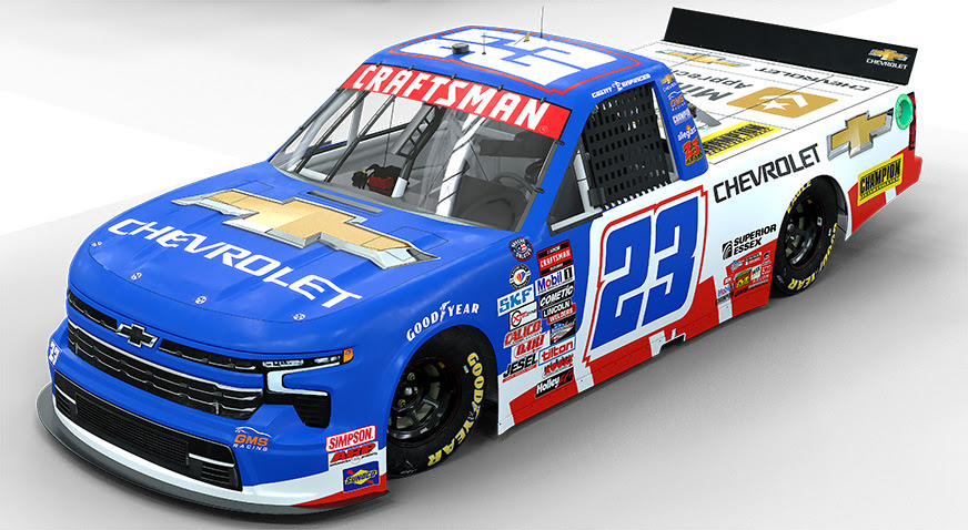 GMS Racing and Grant Enfinger Partner with Chevrolet to Promote Their Military Appreciation Initiative