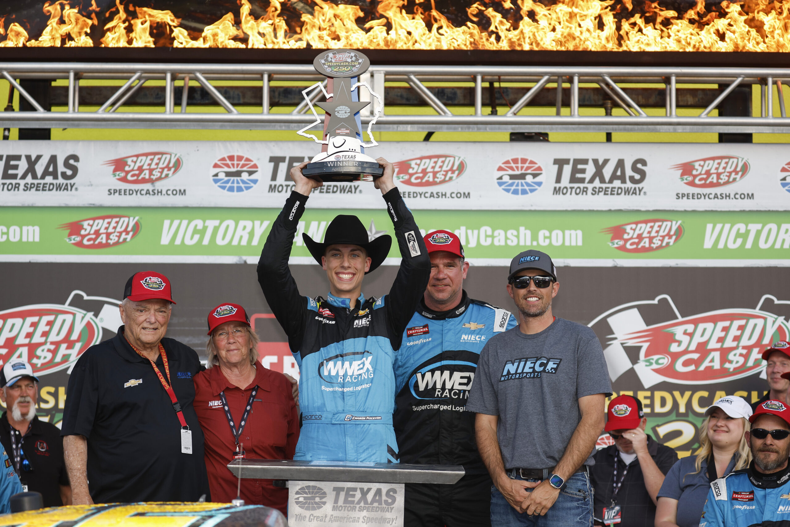 Carson Hocevar Grabs First-Career Win in Double Overtime at Texas Motor Speedway