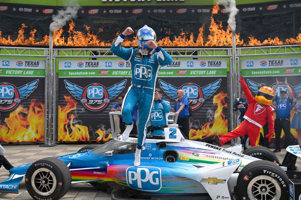 CHEVROLET INDYCAR AT TEXAS: JOSEF NEWGARDEN PUTS CHEVROLET IN VICTORY LANEAT TEXAS MOTOR SPEEDWAY