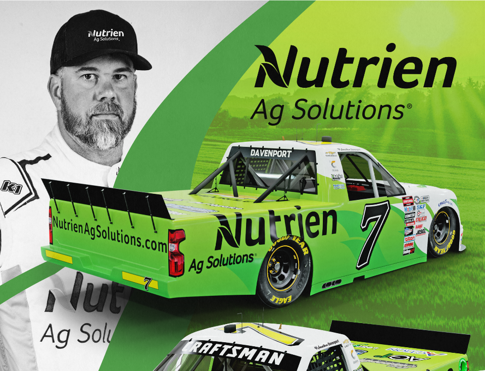 Jonathan Davenport to Wheel Spire Motorsports No. 7 Chevy Silverado at Bristol Motor Speedway