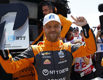 Rosenqvist Powers to Another NTT P1 Award at Texas