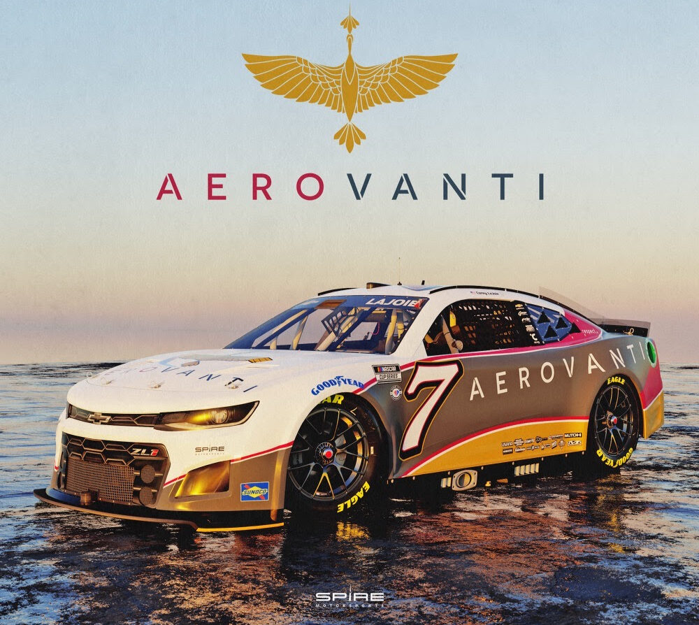 SPIRE MOTORSPORTS, COREY LAJOIE PARTNER WITH AEROVANTI FOR NASCARS COCA-COLA 600 AT CHARLOTTE MOTOR SPEEDWAY