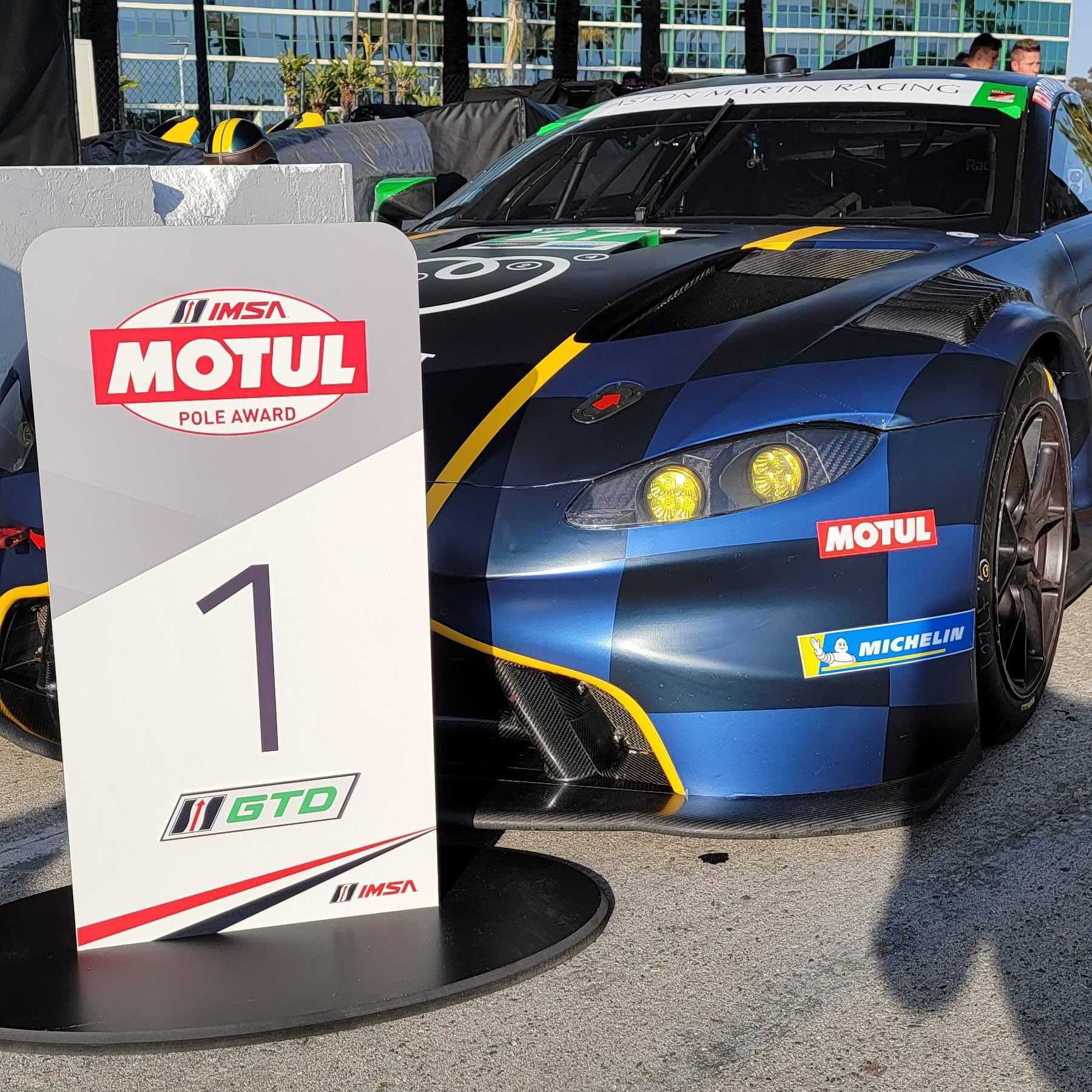 The Heart of Racing Earns Motul Pole Award on the Streets of Long Beach