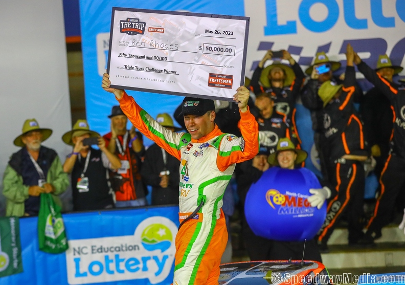 Ben Rhodes lands first Truck victory of 2023 at Charlotte