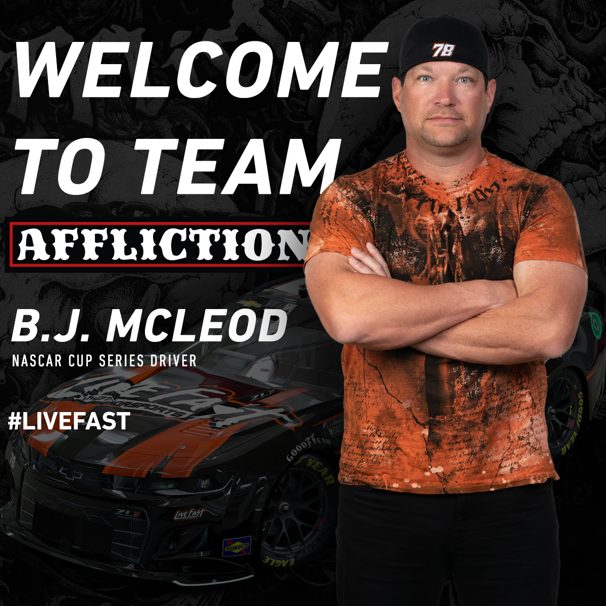 BJ McLeod Announces His Official Partnership with Affliction