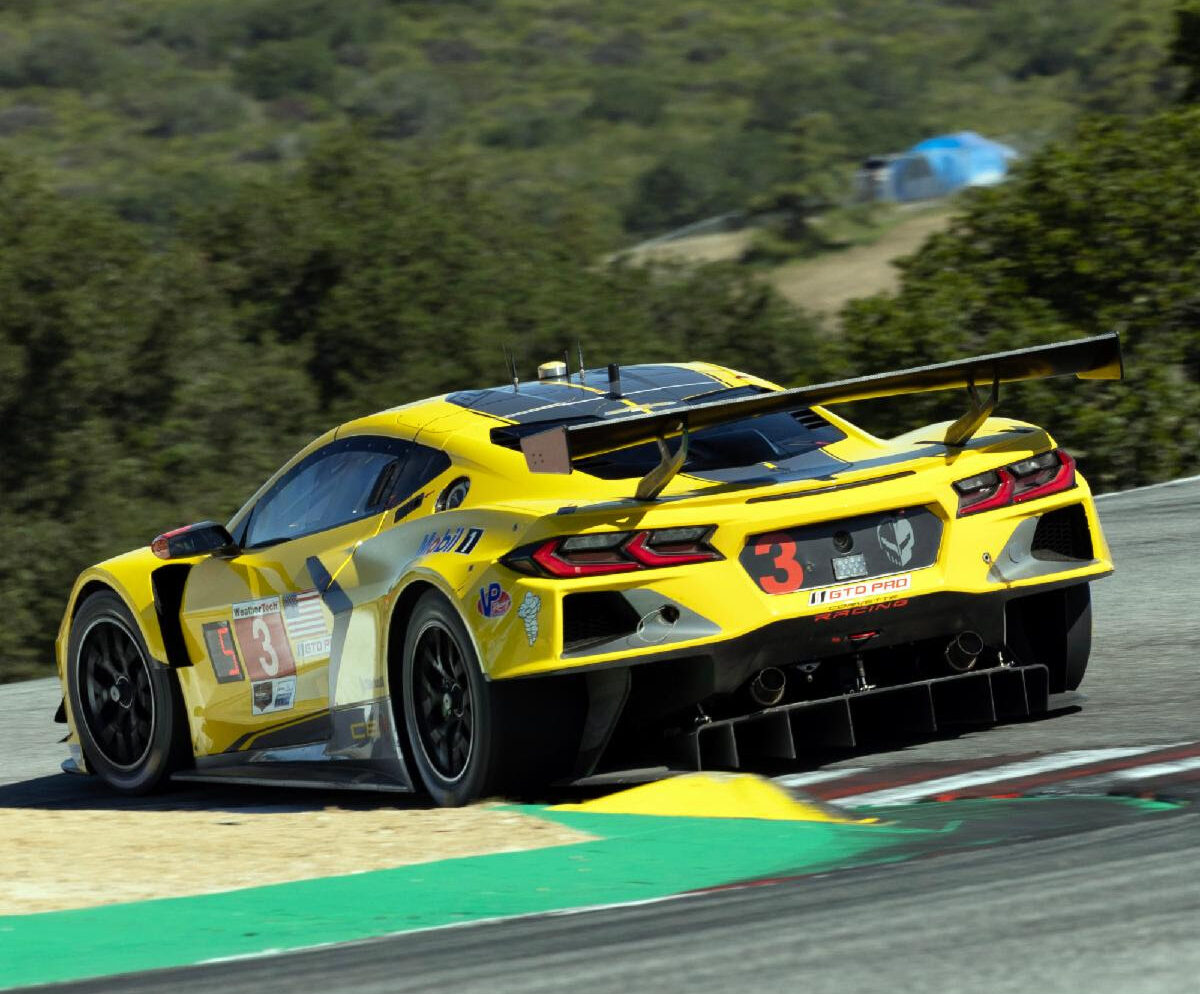 CORVETTE RACING AT LAGUNA SECA: Closer to the Front