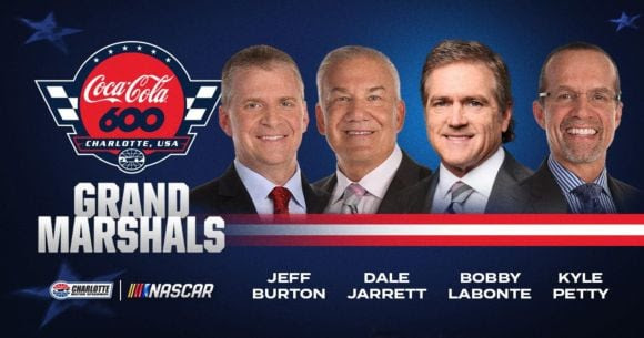 Coca-Cola Racing Family Legends Named Grand MarshalsFor Historic 64th Running of the Coca-Cola 600