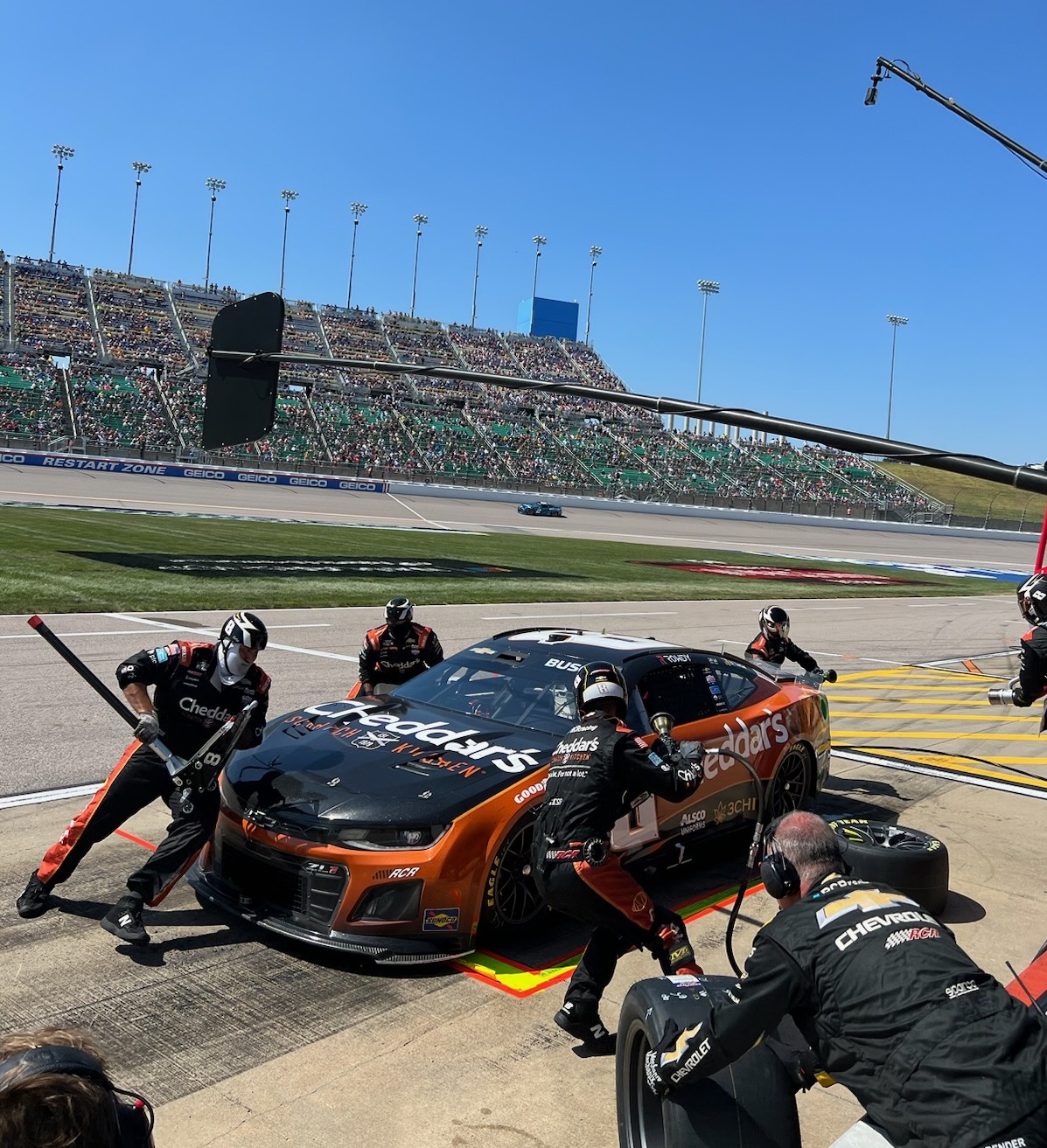 Over the Wall with the RCR No. 8 Pit Crew