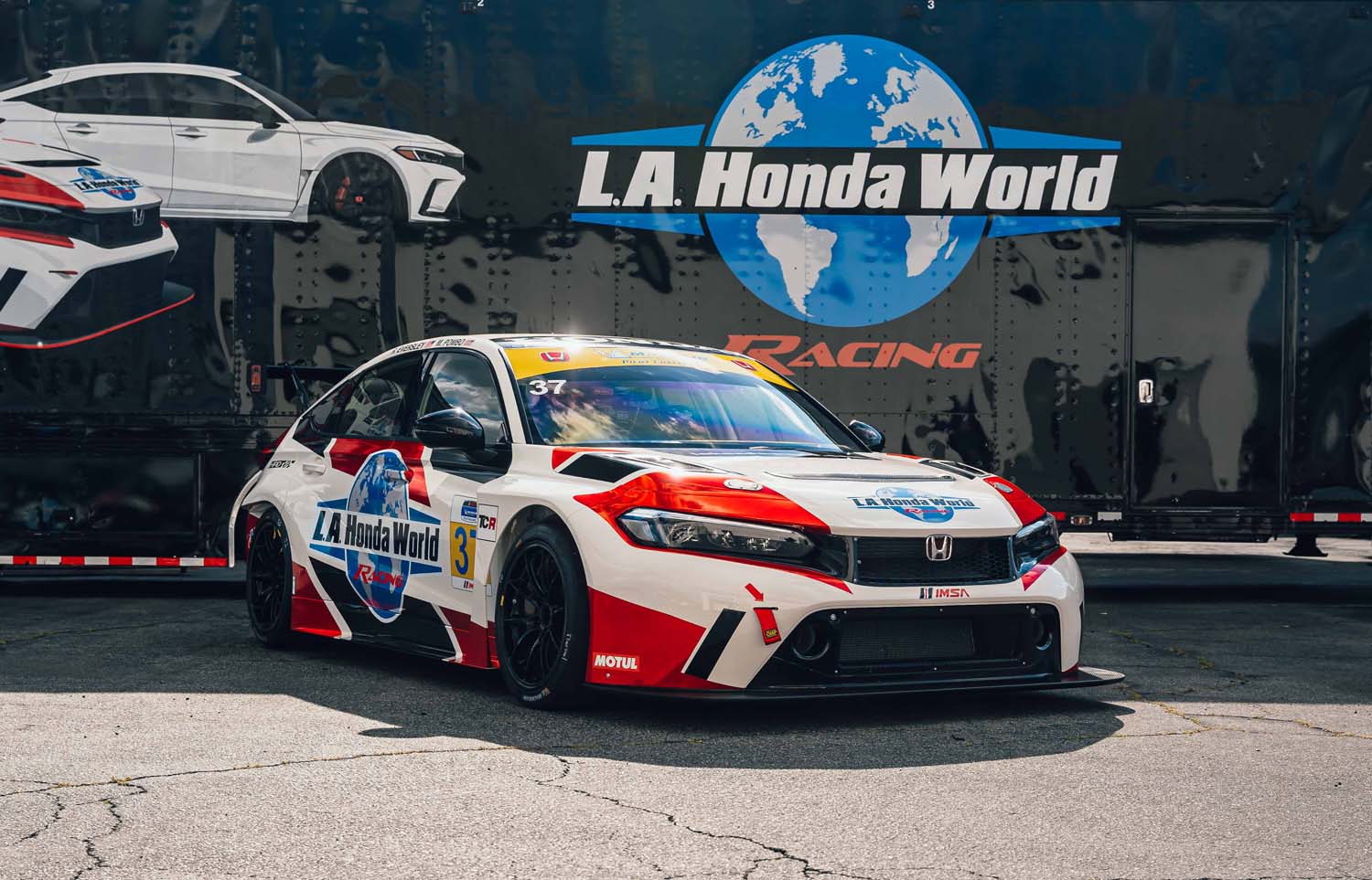L.A. Honda World Racing is First Team in the World to take Delivery of the New Honda FL5 TCR