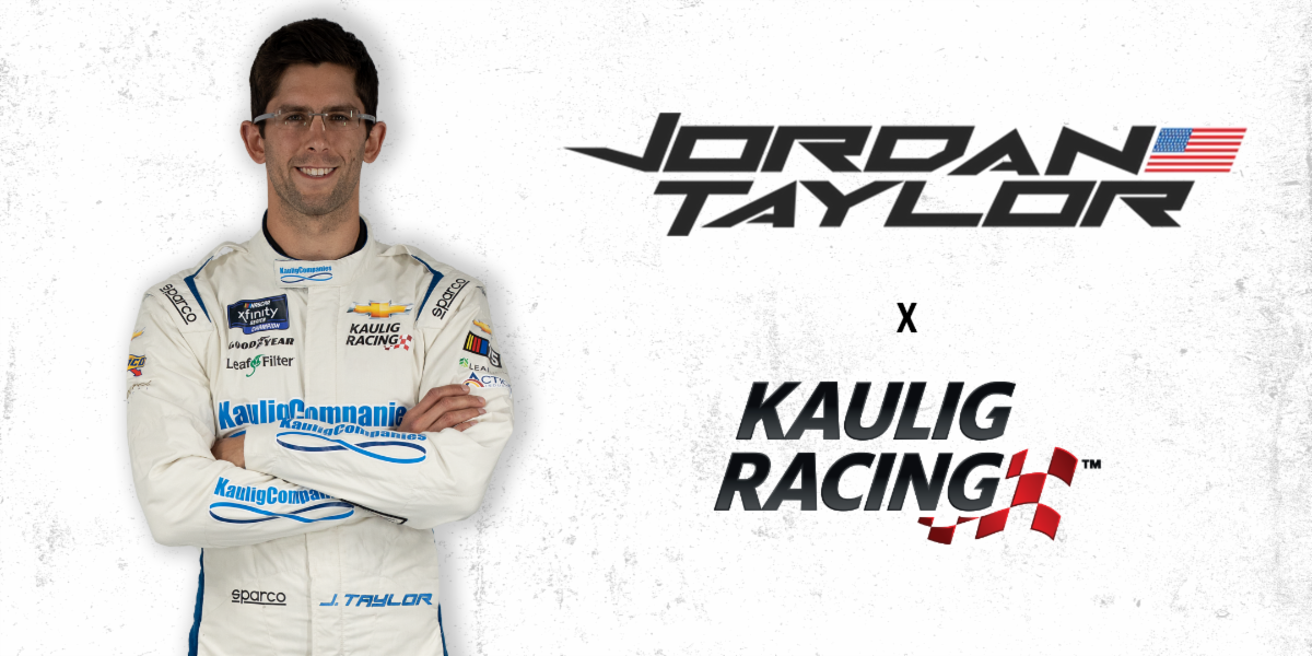 Kaulig Racing Tags Road-Racing Expert Jordan Taylor for Upcoming NASCAR Xfinity Series Event
