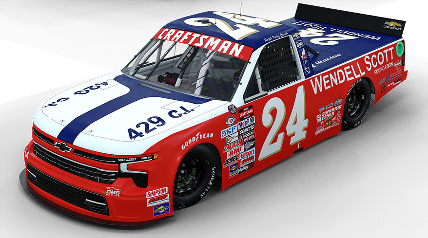 Rajah Caruth To Pay Homage to Wendell Scott with Historic Throwback Paint Scheme