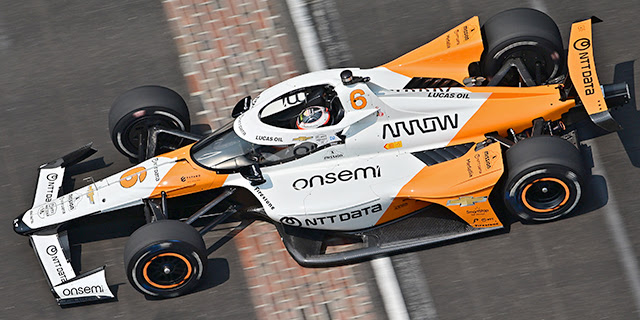 Rosenqvist Paces Epic, Historic First Day of Qualifying at Indy