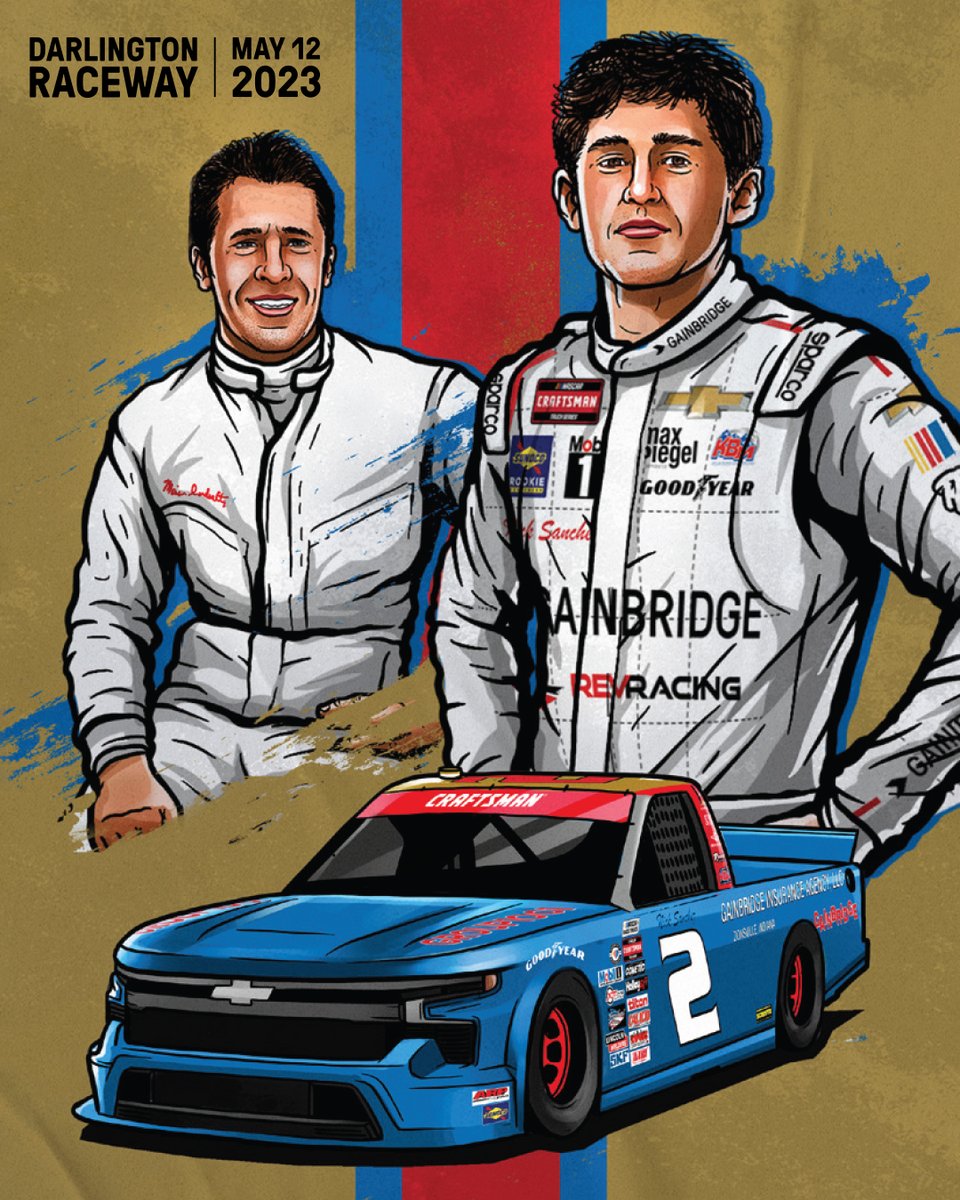 Sanchez Throws It Back to a Racing Legend at Darlington Raceway