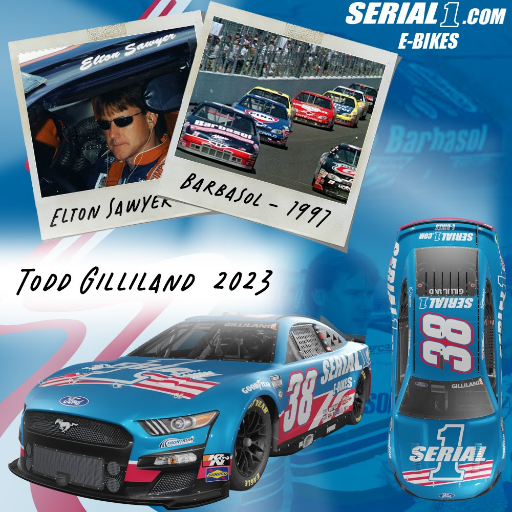 Serial 1 Premium E-Bikes is Newest Partner of Front Row Motorsports and Todd Gilliland