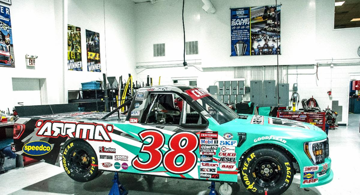 Zane Smith and the No. 38 ARRMA Ford F-150 Team World Wide Technology Raceway Competition Notes