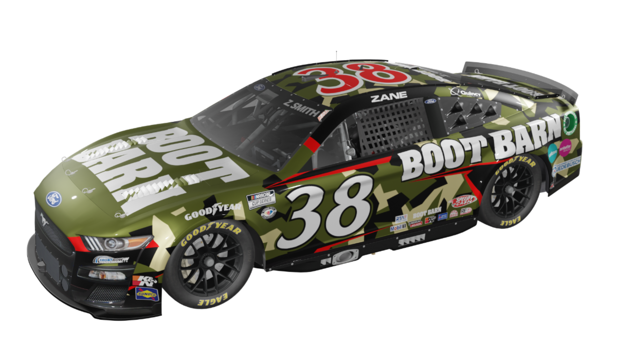 Zane Smith and the No. 38 Boot Barn Ford Team Charlotte Motor Speedway Competition Notes