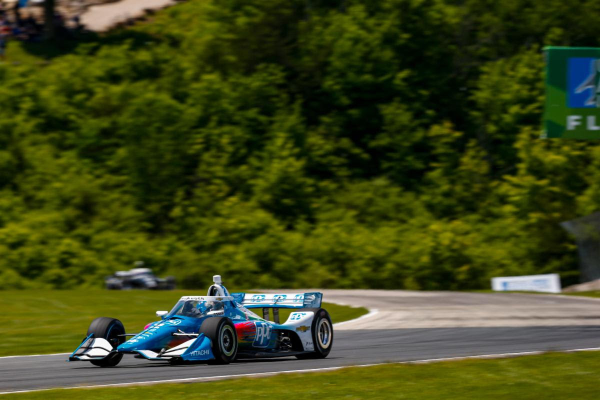 Simpson Leads Fast Practice on New Road America Pavement