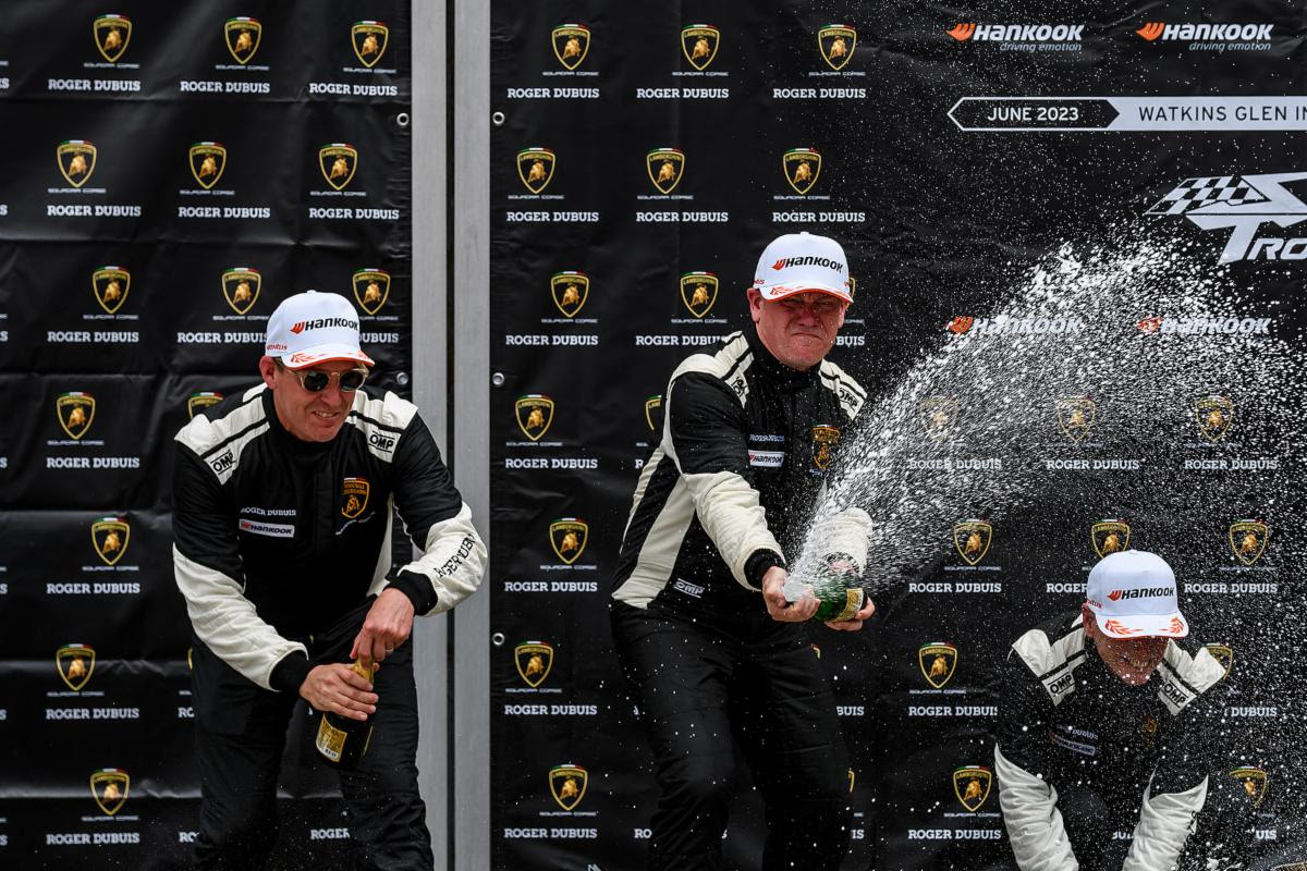 Flying Lizard Splashes to Podium Finish in Watkins Glen