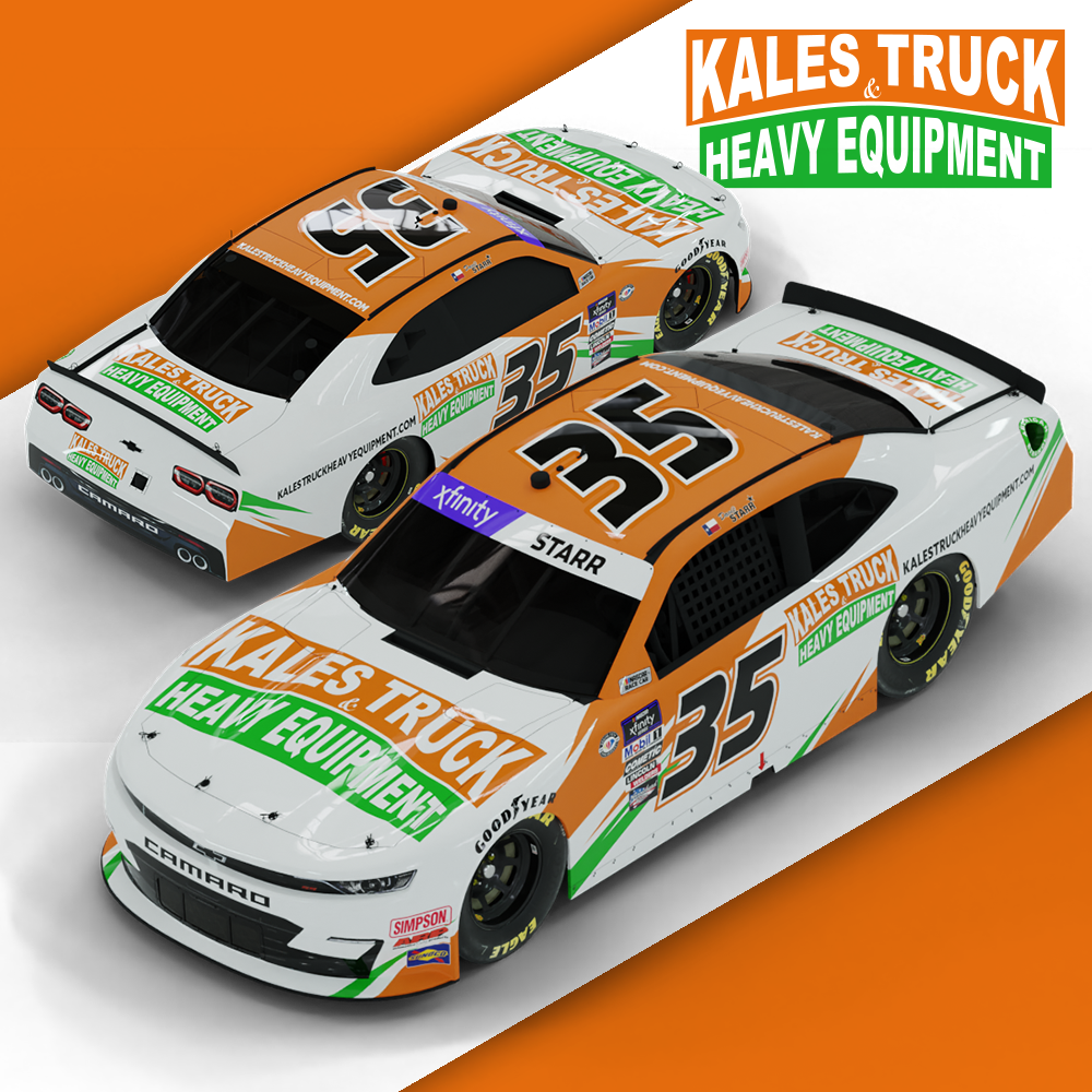 Kales Truck and Heavy Equipment Sponsors NASCAR Driver David Starr At Nashville Superspeedway